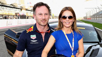Christian Horner s manželkou Geri Halliwell v Bahrajnu