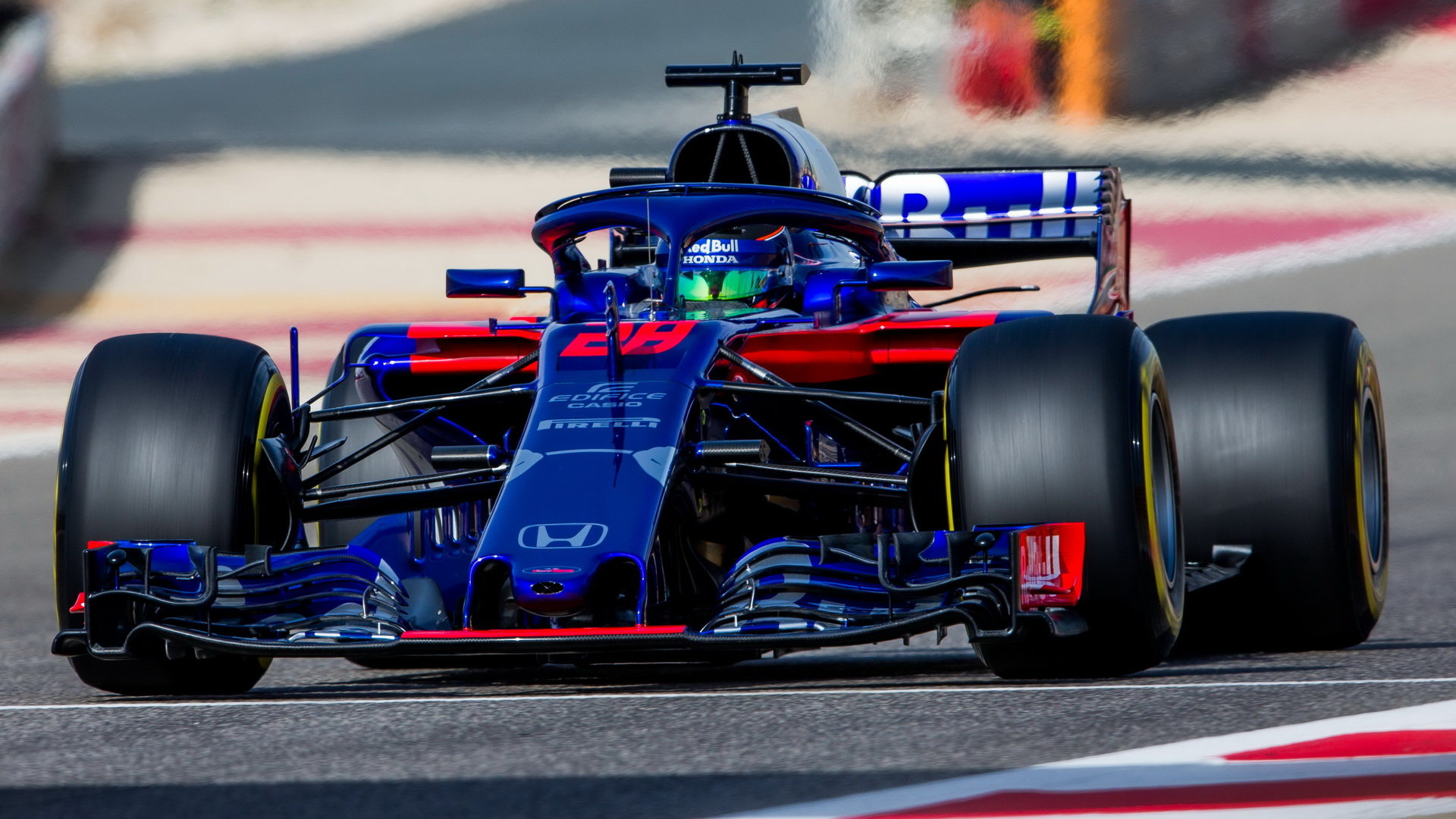 Brendon Hartley v kvalifikaci v Bahrajnu