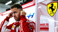 Sebastian Vettel v tréninku v Číně