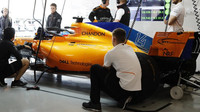 Fernando Alonso v tréninku v Číně