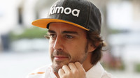 Fernando Alonso v tréninku v Bahrajnu