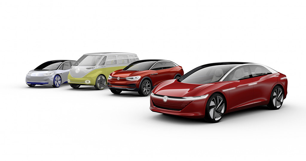 Elektromobily z rodiny Volkswagen I.D.
