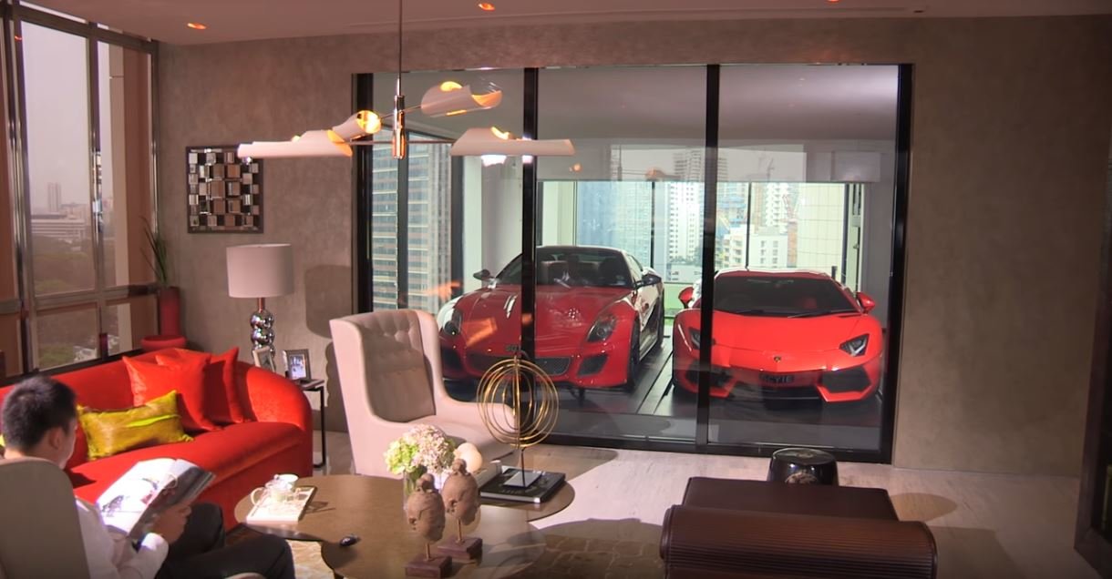 Luxusní apartmány Hamilton Scotts nabízejí možnost zaparkovat v obýváku