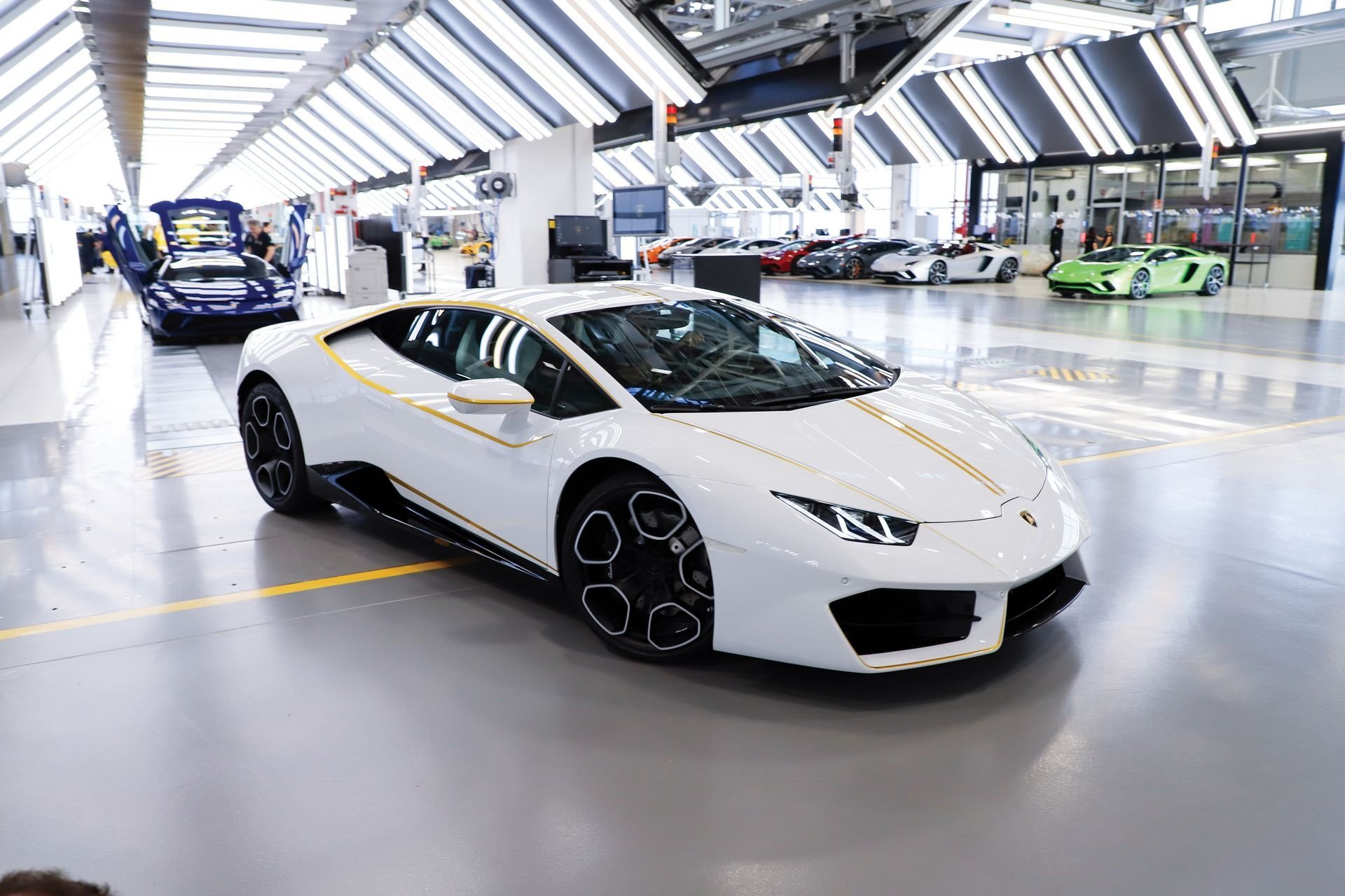 Unikátní Lamborghini Huracán, které dostal papež František darem od automobilky