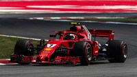 Kimi Räikkönen v tréninku ve Španělsku