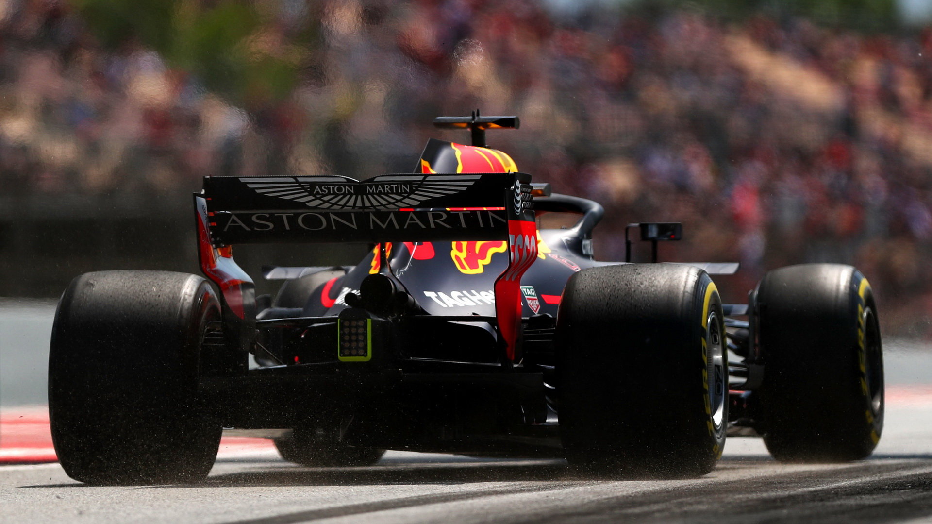 Daniel Ricciardo v tréninku ve Španělsku