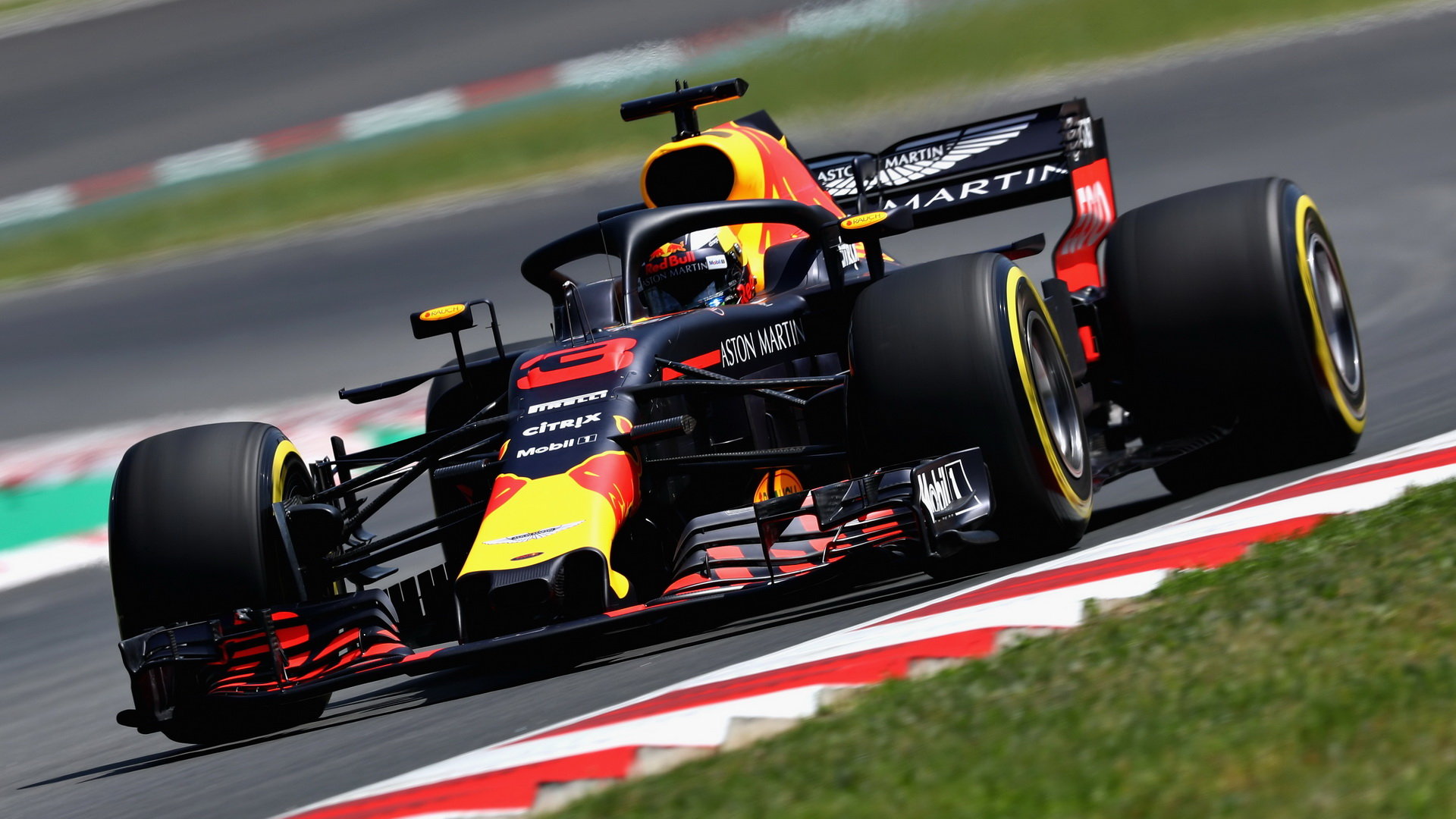 Daniel Ricciardo v tréninku ve Španělsku