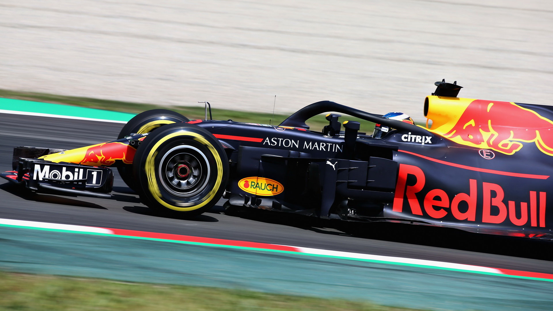 Daniel Ricciardo s Red Bullem ve Španělsku