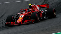 KImi Räikkönen v kvalifikaci ve Španělsku