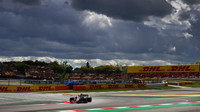 Kevin Magnussen v závodě ve Španělsku