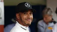 Lewis Hamilton po úspěšné kvalifikaci ve Španělsku