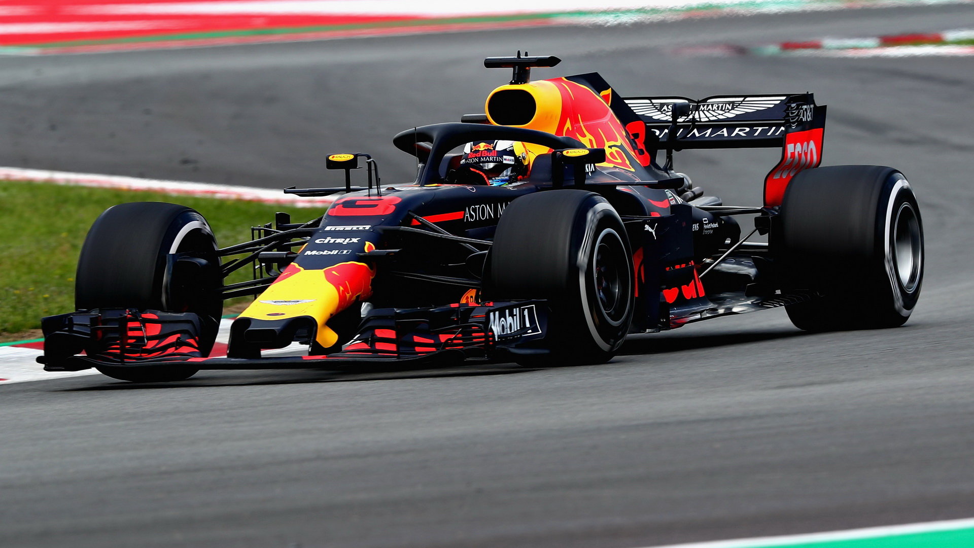 Daniel Ricciardo v závodě ve Španělsku