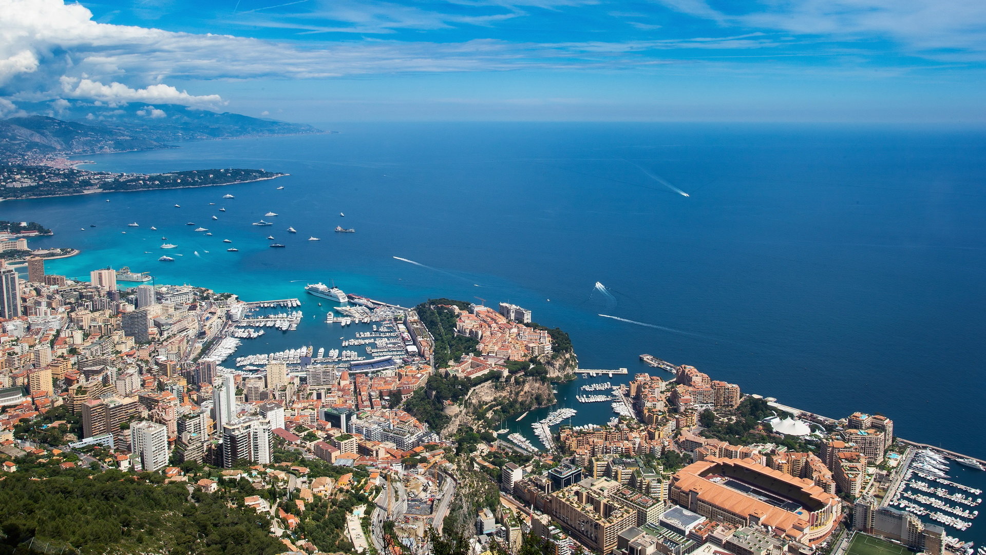 Pohled Monako