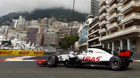 Romain Grosjean v tréninku v Monaku
