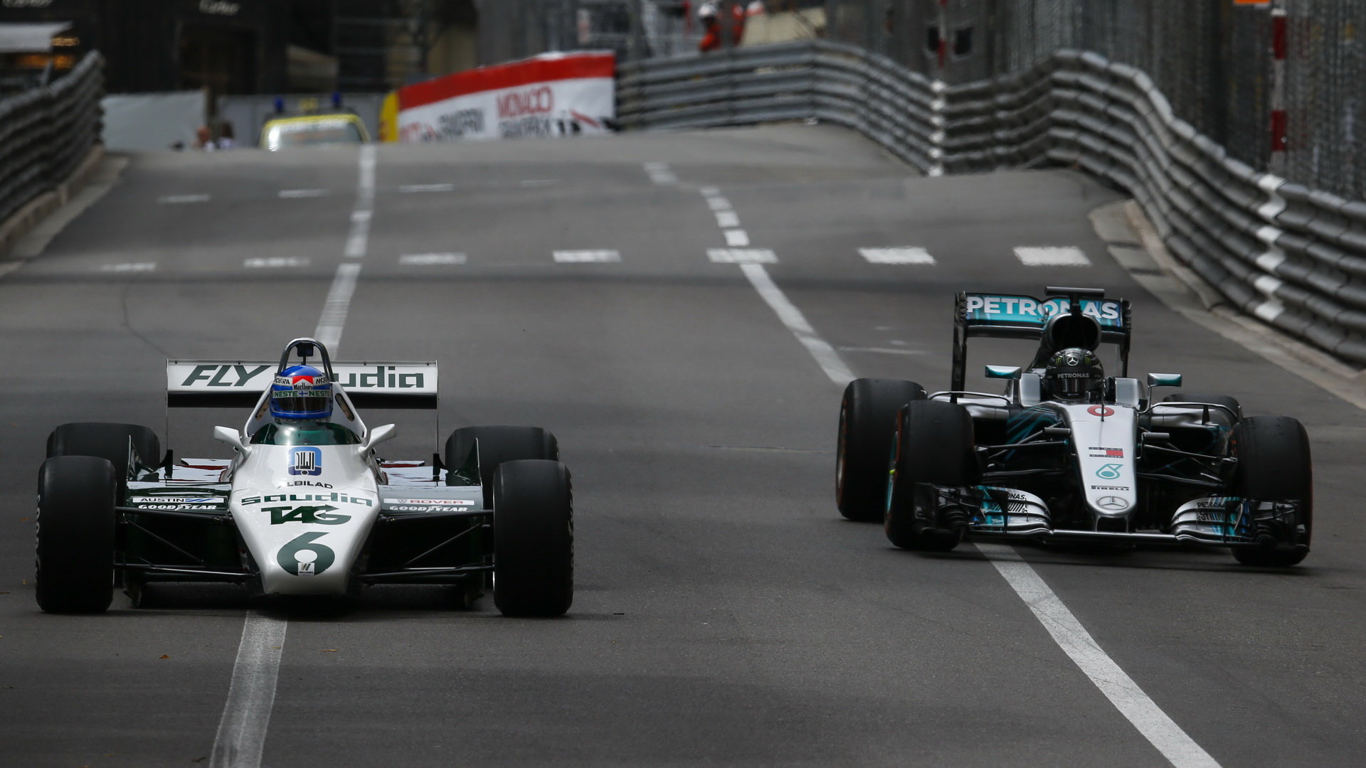 Nico a Keke Rosbergovi v Monaku