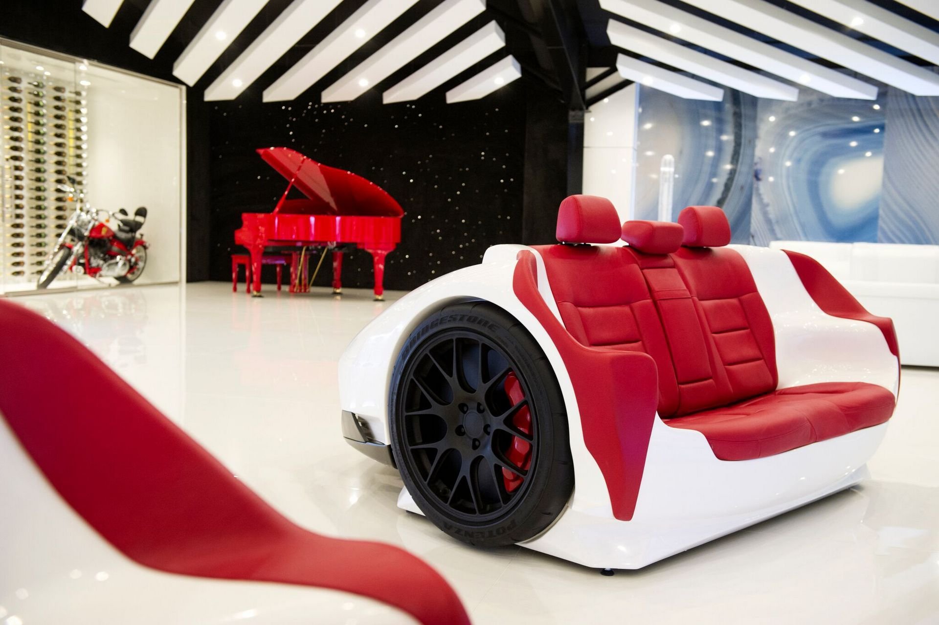 Stylová sedačka v designu Lamborghini Murcielago
