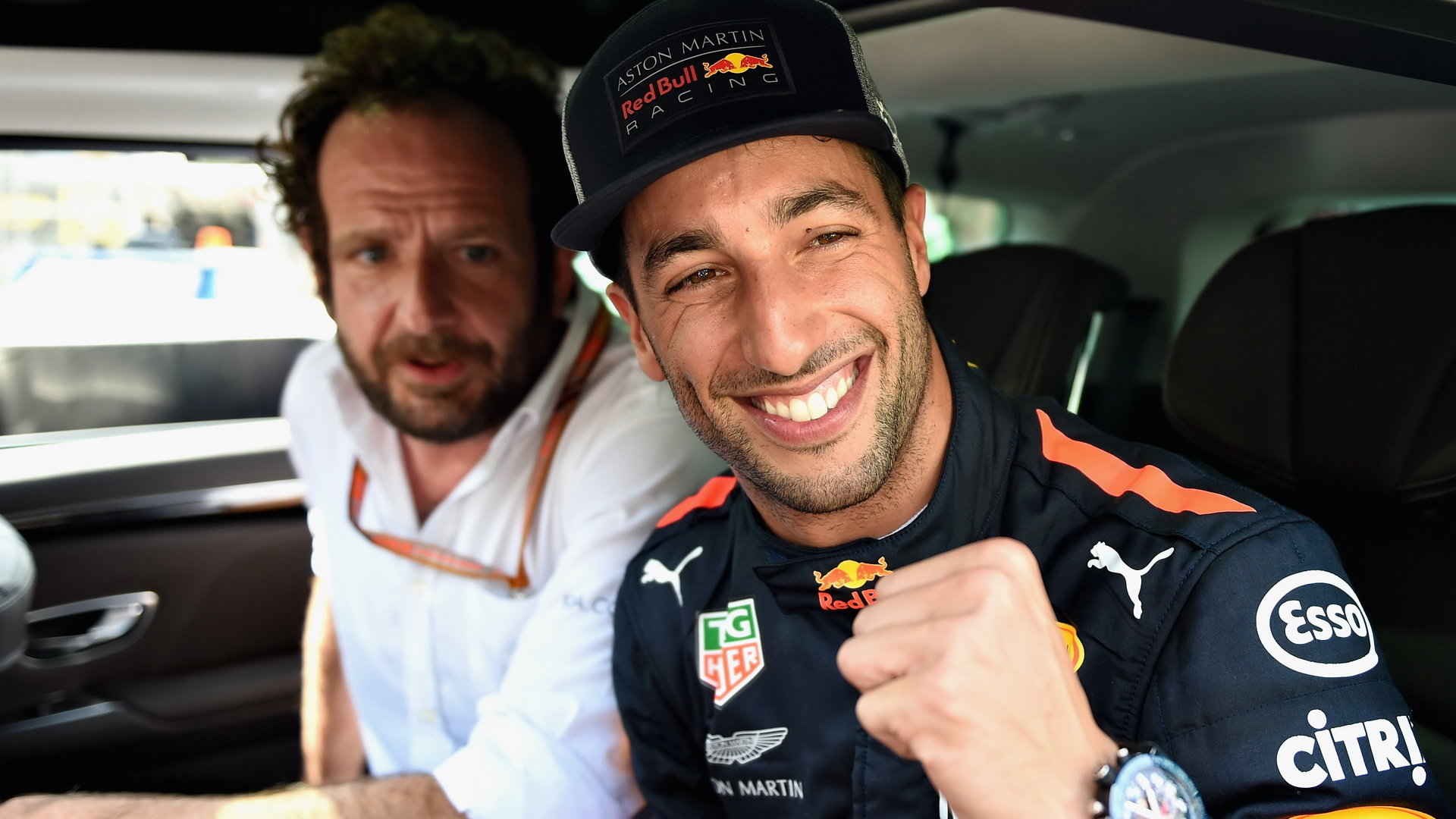 Daniel Ricciardo po úspěsné kvalifikaci v Monaku