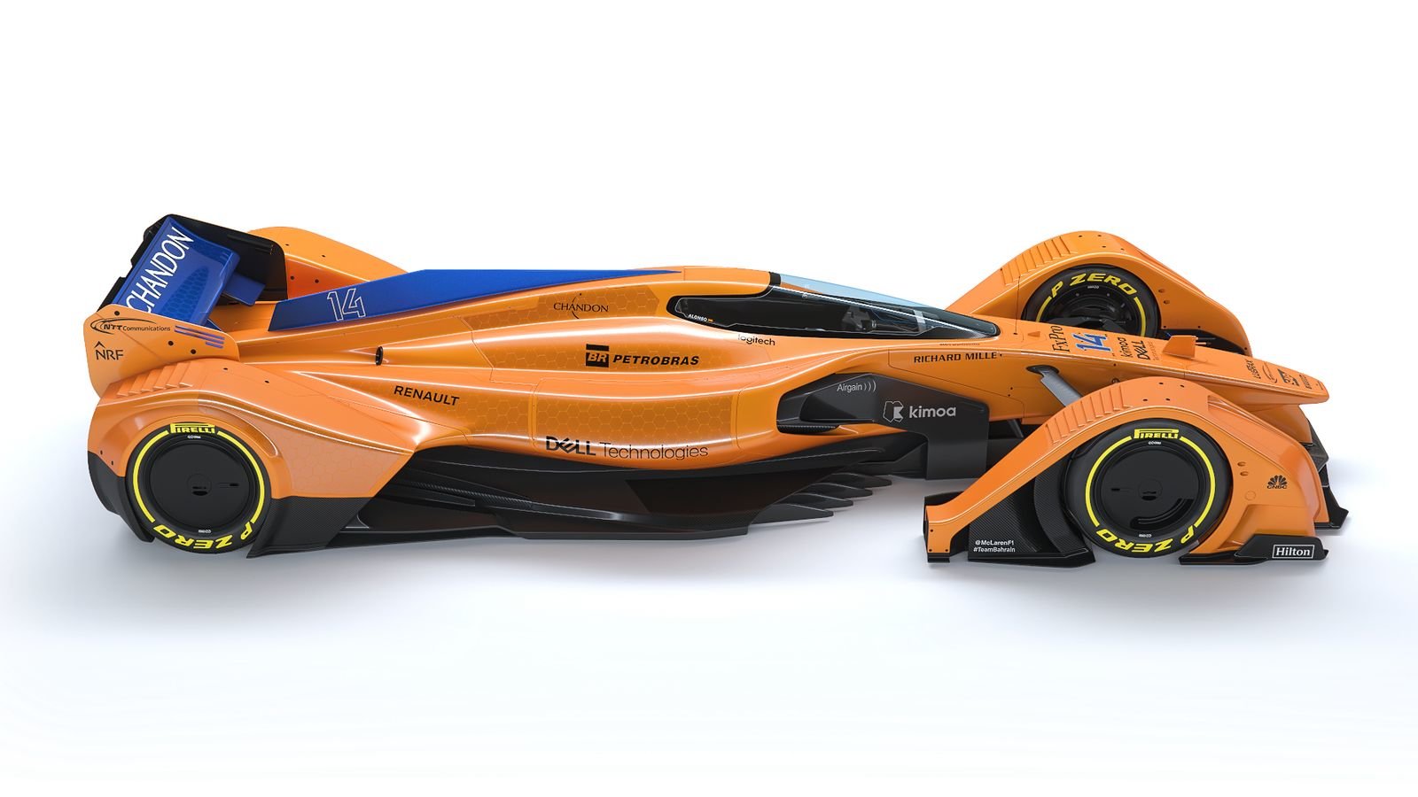 Koncept budoucího monopostu McLaren X2