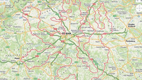 V mapě České republiky vznikl největší GPS obrazec na světě ve tvaru dvouocasého lva - státního symbolu ČR, vyobrazeného pomocí tras cyklistických tras o celkové délce přes 1900 km.