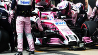 Esteban Ocon v závodě v Kanadě