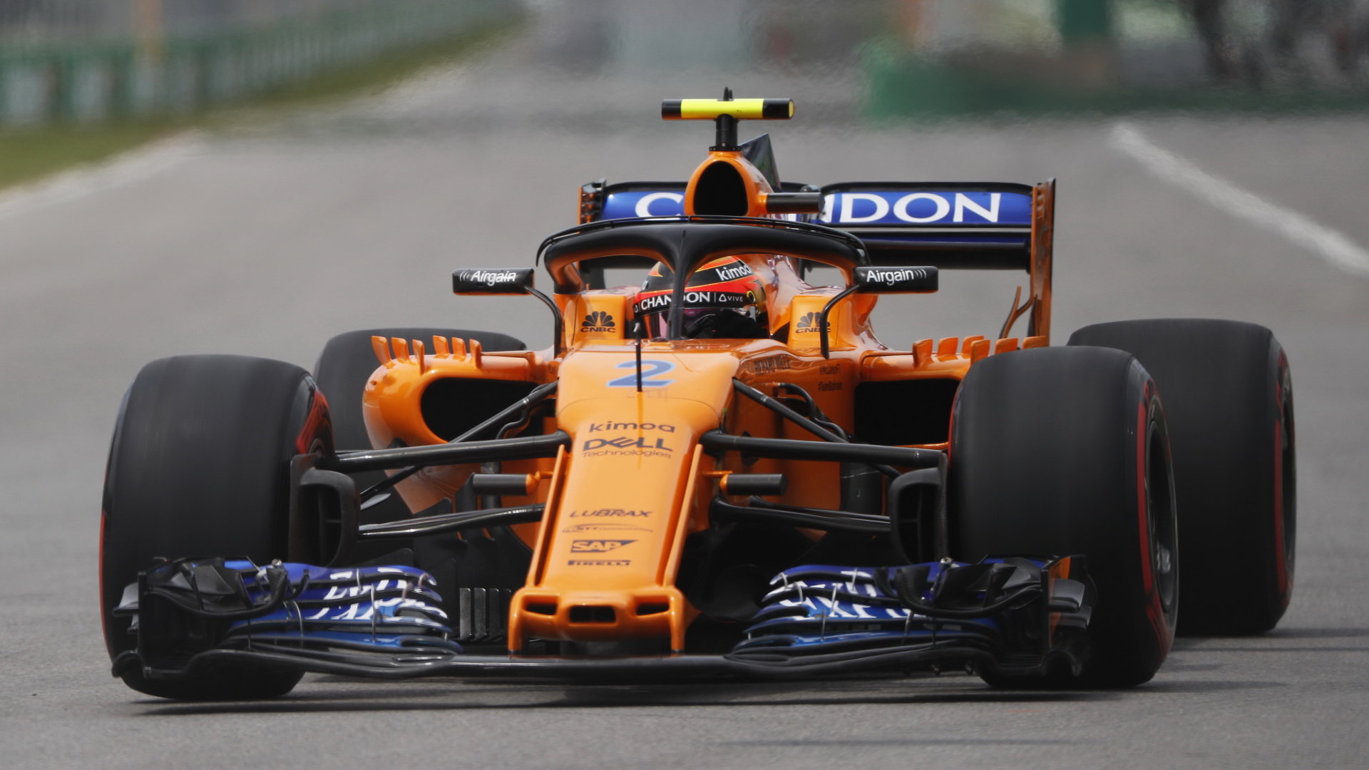 Stoffel Vandoorne v závodě v Kanadě