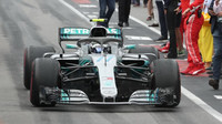 Valtteri Bottas v závodě v Kanadě