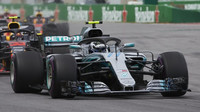 Valtteri Bottas v závodě v Kanadě