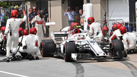 Charles Leclerc v závodě v Kanadě