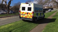 Britská policie monitoruje překračování rychlosti ze speciálních dodávek