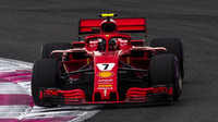 Kimi Räikkönen v kvalifikaci ve Francii