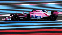 Esteban Ocon v kvalifikaci ve Francii