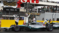 Lewis Hamilton po výhře v kvalifikaci ve Francii