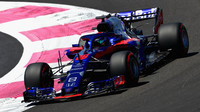 Brendon Hartley v tréninku ve Francii