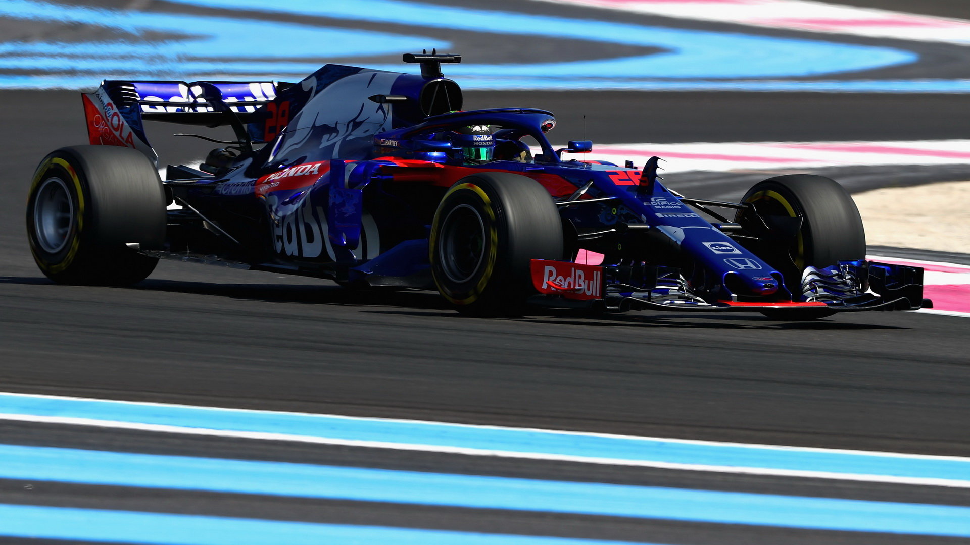 Brendon Hartley v tréninku ve Francii