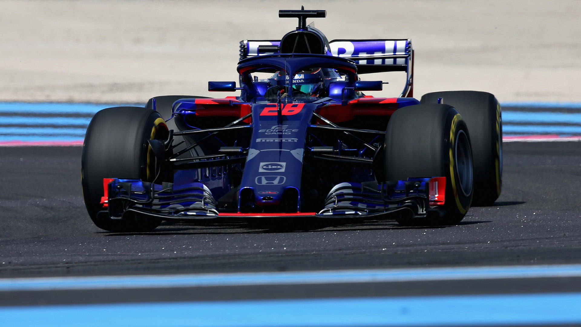 Brendon Hartley v tréninku ve Francii