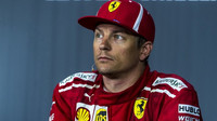 Kimi Räikkönen na tiskové konferenci