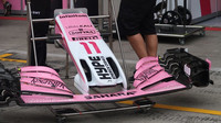 Detail předního křídla vozu Force India v Rakousku