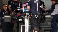 Přípravy na voze Force India v Rakousku