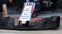 Detail předního křídla vozu Williams v Rakousku