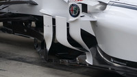 Detail vozu Sauber v Rakousku