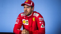 Sebastian Vettel na tiskovce po kvalifikaci v Rakousku