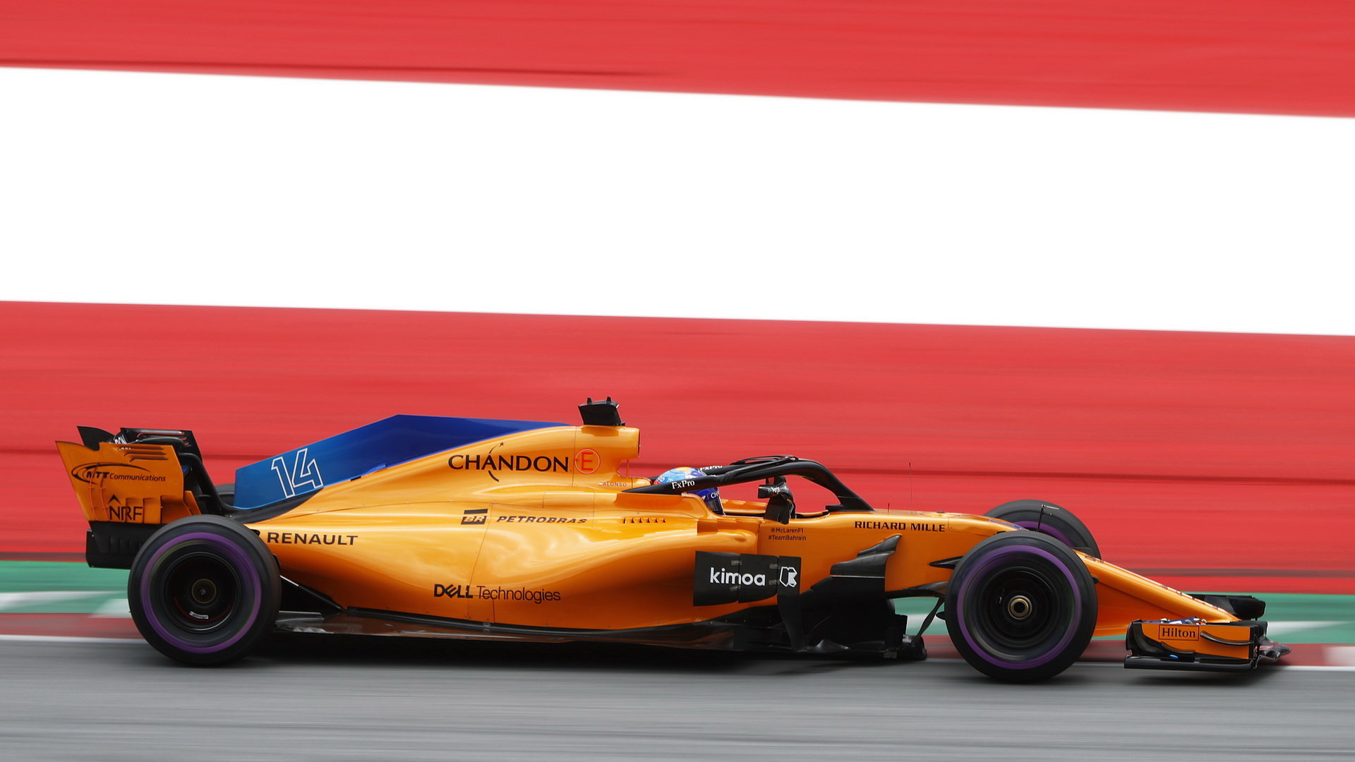 Fernando Alonso v kvalifikaci v Rakousku