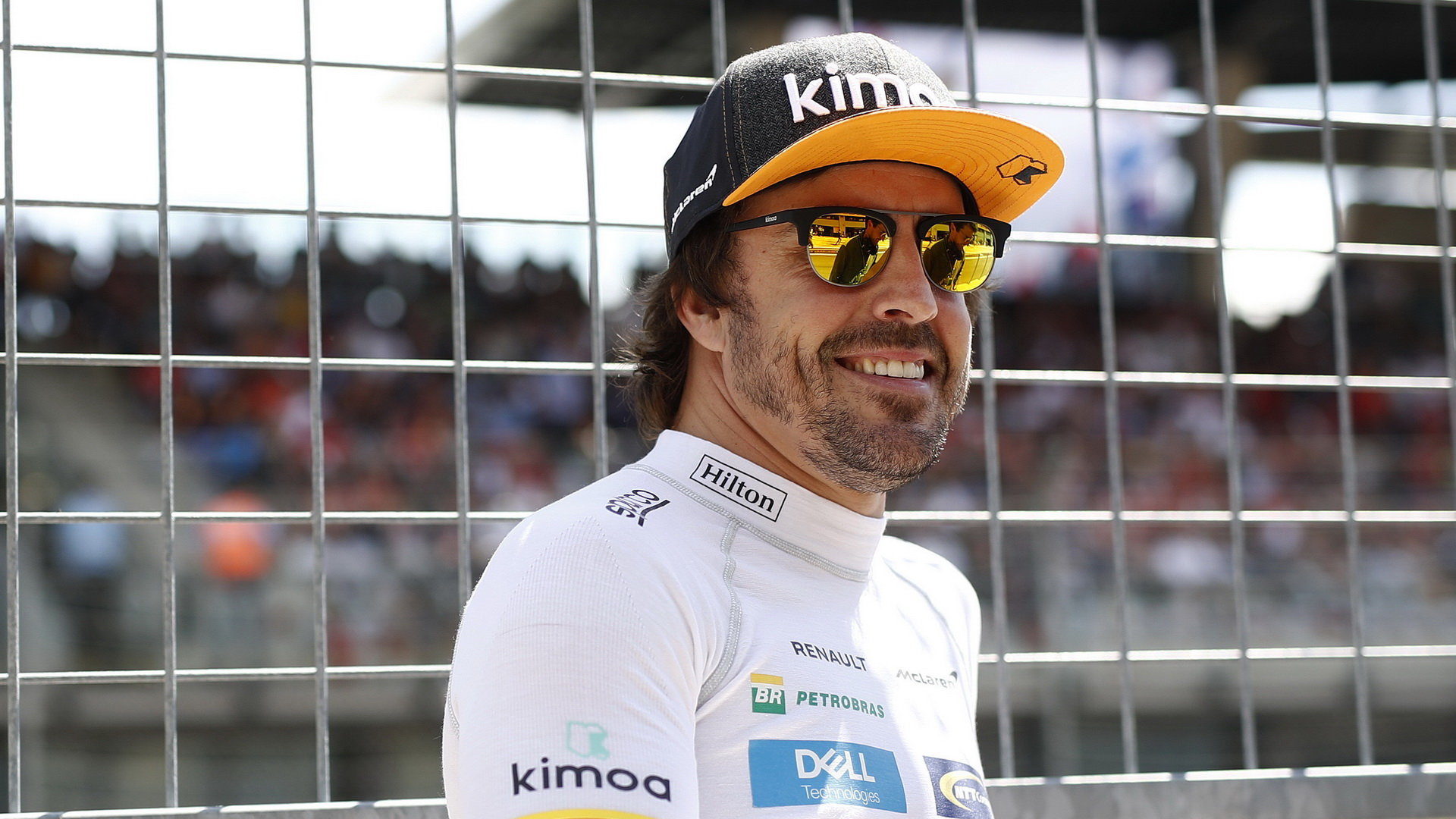 Fernando Alonso před závodem v Rakousku
