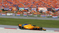 Fernando Alonso v závodě v Rakousku