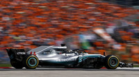 Lewis Hamilton v závodě v Rakousku