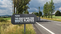 Již realizované "plastové" silnice jsou k nerozeznání od těch tradičních