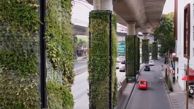 Projekt ViaVerde se zdá být zajímavým způsobem, jak ve městech zajistit čistší vzduch