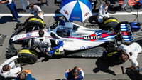 Lance Stroll před závodem v Silverstone