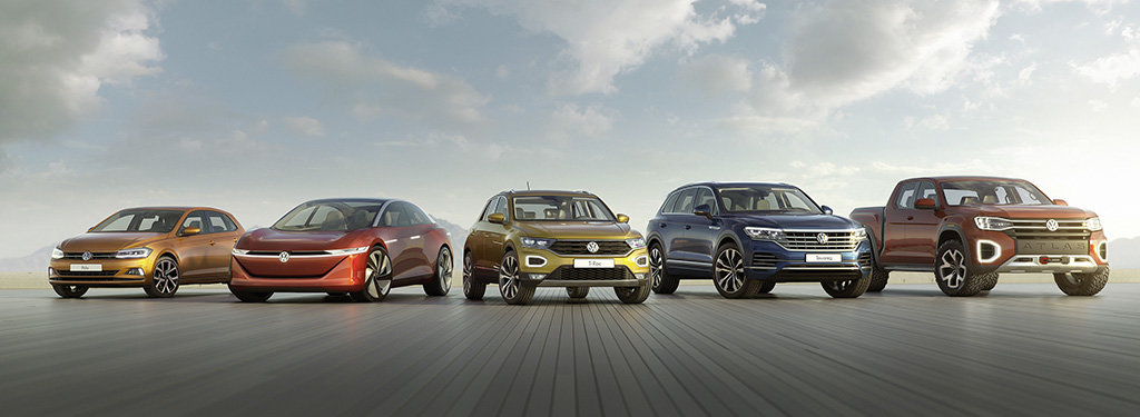 Hned pět modelů značky Volkswagen obdrželo ocenění Plus X Award jako „Produkt roku 2018“ – Polo, I.D. VIZZION, T-Roc, Touareg a Atlas Tanoak.