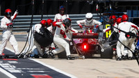 Marcus Ericsson v zádově v Silverstone